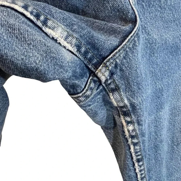 Lee Riders Jeans Womens Size 16 Petite Blue Denim Bottoms High Waist 100% Cotton - Picture 9 of 11